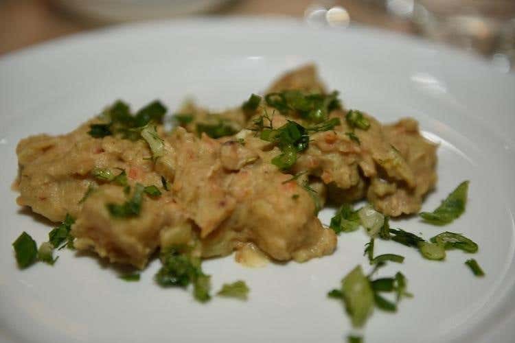 Patate stufate con funghi porcini e crema di panna acida